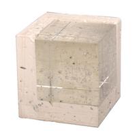 Wabi-sabi Style Ornaments Imitation Travertine Square Crystal Ornaments Light Luxury Bed and Breakfast Hotel Model Room Ancient Shelf Jewelry