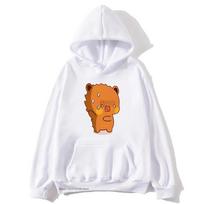 Couple Hoodie for Women Funny Bubu Babe Dudu Graphic Sweatshirts Clothes Panda Bear Print Pullover Kawaii Hoody Tops S