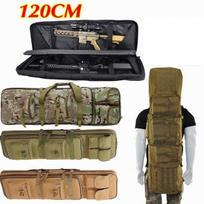 Daugiafunkcinis taktinio šautuvo dėklas Daugiakišeninis Airsoft ginklo krepšys Dėvėjimui atsparus medžioklės krepšys Didelės talpos žvejybos krepšiui 3 DYDIS 120/100/85 cm 120cm-Good quality gelsvai ruda
