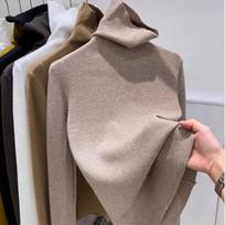 Nauji rudeniniai megztiniai moteriški megztiniai ilgomis rankovėmis, moteriški žieminiai megztiniai Elegantiški Slim Fit Base megzti megztiniai Biuro moteriški megztiniai 25731 One Size