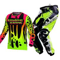 motokroso pavarų komplektas vaikams 4 5 6 7 8 9 10 11 12 13 metų Jaunimas vaikas Motociklas berniukas Mergaitė Jersey Pant Kits lenktyninis kostiumas Visureigis Enduro MX MTB XL-26 black