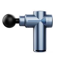 Kompaktiškas USB įkraunamas raumenų masažo pistoletas 760 plastic head button model 1500 mAh dangaus mėlyna spalva