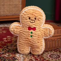 New Kawaii Gingerbread Man Throw Pillow Pendant Fun Soft Doll Animals Plush Toys High Quality Christmas Birthday Gifts Decor see choice option