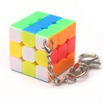 Mini Mažas 3x3 Magiškas Kubas Raktų Pakabukas Išmanusis Kubas Žaislas Kūrybingas Raktų Pakabukas Dekoracija ARI