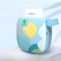 Xiangyinbao Portable Bluetooth Thermal Printer: High-Definition, Handheld, No Manual Copying Needed 2-inch, 200dpi, Model GE220, White white