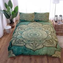 Vintažinis Mandala antklodės užvalkalų rinkinys Karališko dydžio Karalienės dydžio Dvigulis Pilnas Viengulis dydis Patogus patalynės komplektas 70x133cm 2pcs