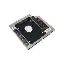 Nešiojamojo kompiuterio optinio įrenginio į SSD adapterio laikiklis (9.5/12.7mm) 12.7mm aluminum balta