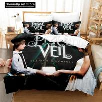 Pierce the veil Bedding Set Single Twin Full Queen King Size Bed Set Aldult Boys Bedroom Duvet cover Sets 3D Anime Bed Sheet Set EU Single 90x200cm