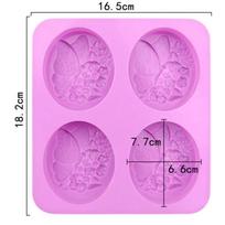 Butterfly Silicone Square Silicone Mold Supplies Craft Soap Mould Decorating DIY Handmade Candle Mold purple