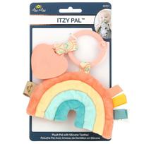 itzy ritzy, Itzy Pal, Pliušinis draugas, su silikoniniu kramtuku, nuo 0 mėnesių, Macy The Rainbow, 1 kramtukas