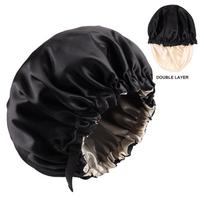 1PC Sleep Cap Adjustable with Invisible Flat Adjustable Buckle Dual-Side Wearable Bath Cap For Women Men juoda