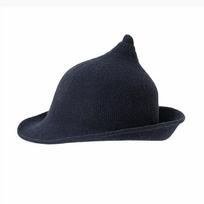 Halloween Hat Witch Hat Foldable Fleece Knitted Hat Pointed Witch Hat Tide average size