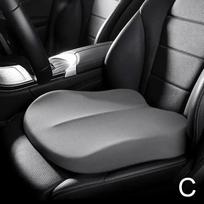 Universal Car Main Driver Seat Booster Seat Cushion Memory Foam Seat Booster Cushion All-season Suitable For Dwarves Car Cu Q9F6 pilka spalva