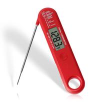 Food Thermometer Electronic Oven Thermometer Digital KitchenFor Meat Water Milk Cooking Food Probe BBQ  Kitchen Tools raudona