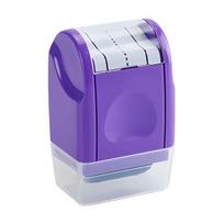Race Track Stamp Self Inking Line Road Stamp Roller Compact Design Portable violetinė