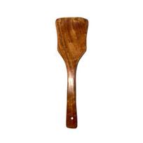Kemu Short handle square head Shovel Pancake non-stick pan frying shovel Wooden kitchenware resistant to high temperature