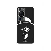 Coque Huawei P60 Monkey D. Luffy black and white Maniacase balta