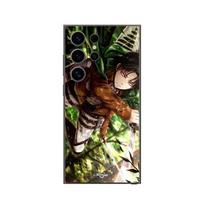 Coque Samsung Galaxy S25 Ultra attaque titans levi ackerman Maniacase juoda