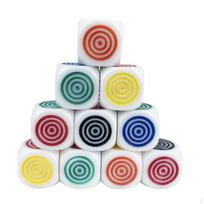 100 Pieces Colorful Game Dice Set Memory Teaching Toy Board for Gifts Housewarming Living gray