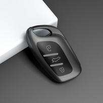 3 mygtukų TPU raktų pakabuko dėklas MG 4 2023 Mg4 Ev MG HS GT ZS EV ZX MG5 MG6, Roewe RX3 RX5 RX8 ERX5 I6 I5 pilka