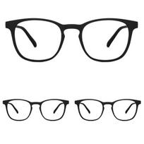 HUSTLR Lenskart As Seen On Shark Tank | Zero Power Bluecut  | Black Full Rim Square | For Men & Women | Medium | LB E14058 (Pack of 3)