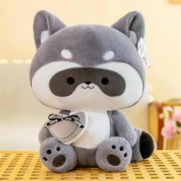 25/30/40cm Kvaila ir miela širdies širdies meškėno lėlė lova minkšti įdaryti gyvūnai berniukams ir mergaitėms gimtadienio dovanos Pokemon 25cm pilka