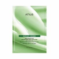 ANUA Heartleaf Cream Mask Night Solution 25ml x 10 sheets, Vegan, Moisturizing, Korean Cosmetics, Kbeauty, sample