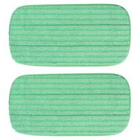2PCS Mop Pad Microfiber Wet Dry Mop Cloth Reusable Mop Head Accessories for Swiffer WetJet blue