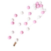 2m Handmade Felt Balls Ornament Wall Hanging Home Decor Nursery Garland Party Props