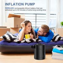 Car Inflatable Pump Electric Air Mattress Camping Pump Portable Fast Filling Car Styling Inflatable Toys with 3 Nozzles juoda