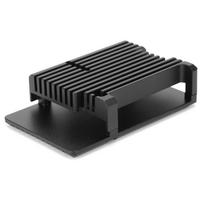 Aušinamasis aliuminio lydinio korpusas pasyvus metalinis radiatorius, skirtas Raspberry Pi 4 B kompiuterio priedui