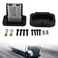For 50A For Anderson Plug-Connector-Flush Mount Bracket Panel Cover For Caravan 1pcs gray