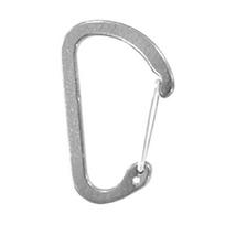 1 vnt. karabinas 40x25x4mm aliuminio lydinio raktų pakabukas Mi-ni juoda