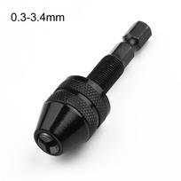 Chuck Hex Shank Keyless Chuck Conversion Quick Change Conversion 0.3-3.4mm
