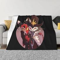 Helluva Boss Blitzo Blitzo Stolas Plush Blanket Animation Fashion Throw Blankets for Bed Sofa Couch 200x150cm Rug Piece 30x40in