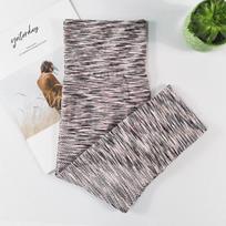 Women's Clearance Sports Yoga Cropped Pants - Segment Dyed Tight-Fit Running Elastic Slim Fitness Wear M (suitable for up to 120 pounds)