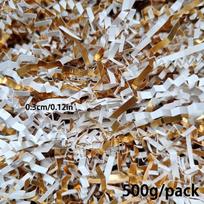 500g Garbanotos Popierinės Smulkintos Užpildo Puikiai Tinka Dovanų Pakavimui, Krepšelių Užpildymui, Gimtadieniams, Vestuvėms, Metinėms, Valentino Dienai ir Kitiems Atsitiktiniams Įvykiams 500g/pack