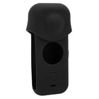 Sports Camera Protective Cover for Insta360 One X2 Dustproof Silicone Professional Action Camera black