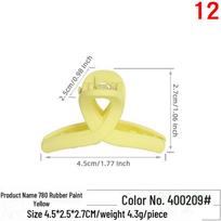 Fashionable Dongdaemun Large Cross-Clip Shark Hairpin