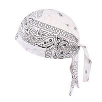 Vogue Soft Cycling Hip Hop Breathable Cap Pirate Women Comfortable Headgear Outdoor Men Hat Cotton Amoeba balta
