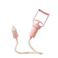 Handheld Infants Nose Aspirator Reliable Newborns Baby Booger Remover Manual Tool for Baby Nose Congestion Relief rožinė