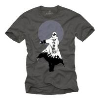 Coll Japan Manga Nerd T Shirt With Naruto S gray