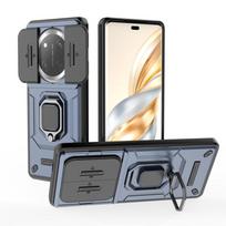 Dėklas For Honor Magic 7 Lite, slankiojantis kameros, smūgiams atsparus šarvuotas telefono dėklas, skirtas Magic7 Lite Magic7Lite, magnetinis žiedo stovas, galinis dangtelis For Magic 7 Lite mėlyna