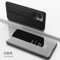 „Xiaomi Redmi Note 12 5G Case Clear View Mirror Flip Stand“ telefono dėklas, skirtas „Redmi Note 12Pro Note12 Pro Protection“ galinis dangtelis Redmi Note 12 Pro 5G rožinio aukso spalvos