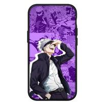 for iPhone 16 15 Xiaomi Redmi Note 14 13 12 11 Pro Max X 8 16e Samsung Galaxy S25 S24 S23 Moto OPPO Huawei Jujutsu Gojo Satoru Kaisen Anime Phone Case for iPhone 13 Mini lubų spalva