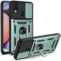 For Samsung Galaxy A10S A20S A21S Case Stand holder magnetic Car ring Shockproof armor case for Galaxy A20 A30 Back Cover For Galaxy A20 žalia