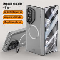 Magsafe Magnetic Tempered Glass Flim Fold6 Protective Case For Samsung Galaxy Z Fold 6 5G Spring Hinge Lens Frame Bracket Cover For Galaxy Z Fold 6