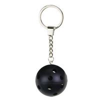 Sportinis stilius Mini Pickleball raktų pakabukas Unisex Metalinis Pickleball raketės raktų pakabukas Piniginės Krepšio Kuprinės Dekoro Aksesuarai juoda