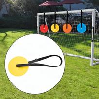 Futbolo Treniruočių Taikinys Vartų Diskas Reguliuojamas Daugiafunkcis Futbolo Praktikos Pagalbininkas raudona