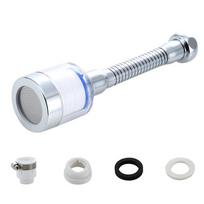 Faucet Aerator 360 Degree Rotatable Pressure Boosting Adjustable Water Washable Kitchen Sink Tap Bubbler Sprayer Accessory long type